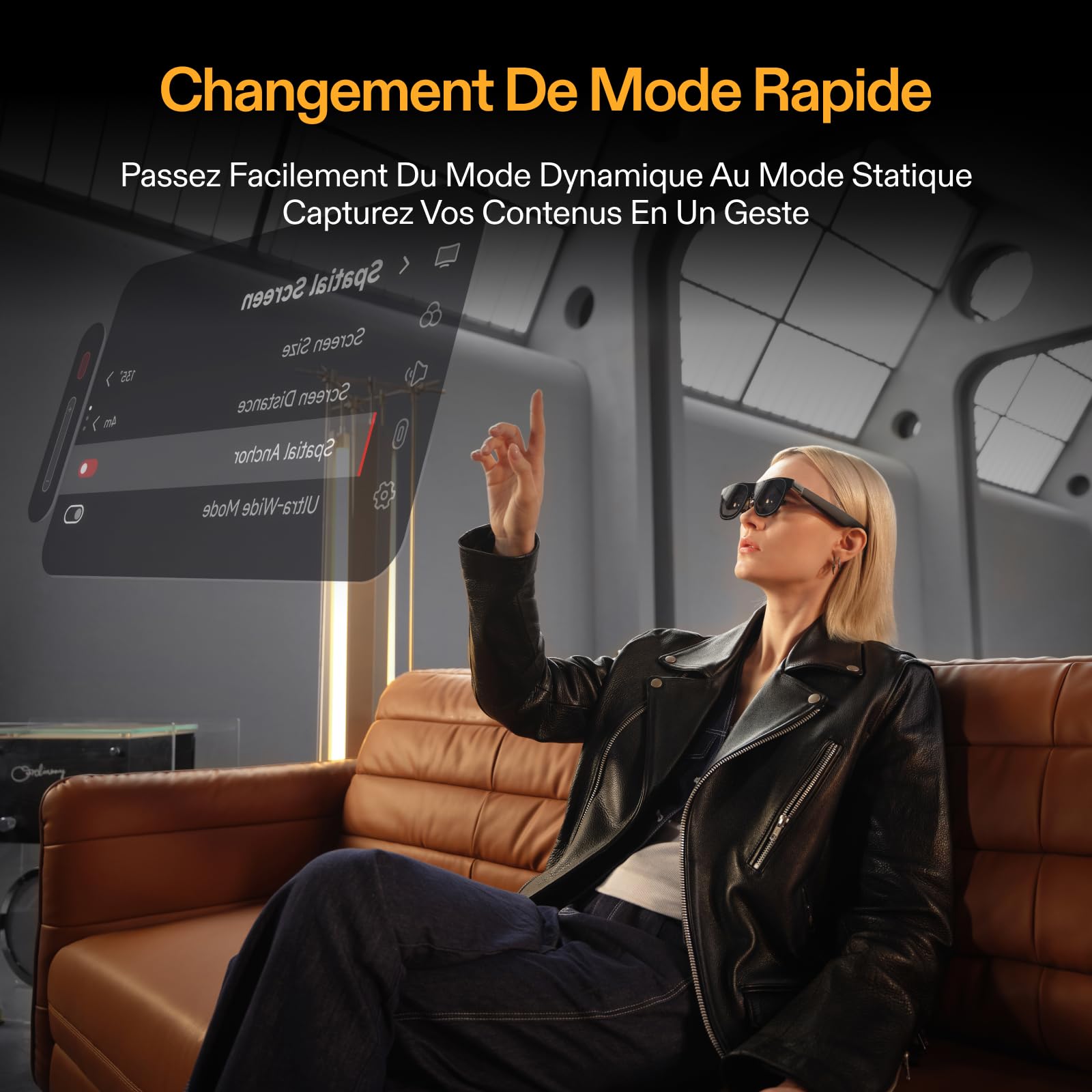 XREAL Eye, Mini Caméra Vidéo Couplage avec les Lunettes AR XREAL One Series, Caméra RGB 12MP, Caméra Intelligente pour Lunettes Vidéo Native 6DoF Spatial Anchor, Prise de Photos et de Vidéos Instanta